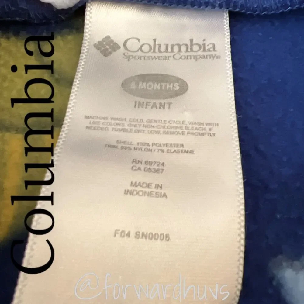 Columbia Dinosaur Fleece Bunting - Size 6 Months